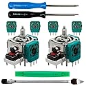 SOSS GAMING® Genuine Analog Joystick Repair Kit for Xbox One Elite Series 2 Controllers - Module 3D Thumbstick - Fix Stick Drift, Broken, and Loose