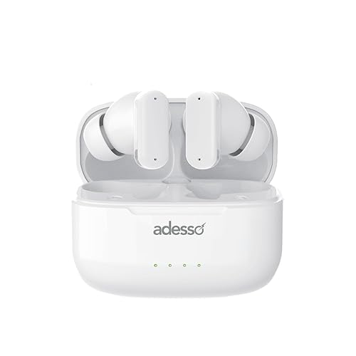 ADESSO Xtream T2 Bluetooth Wireless Earbuds with ANC and Built-in Microphone