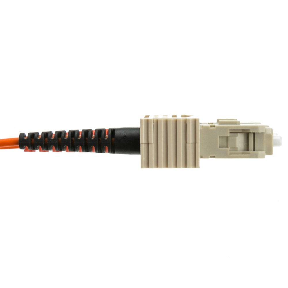 CableWholesale LC to SC OM2 Multimode Duplex Fiber Patch Cord, 3m/10ft