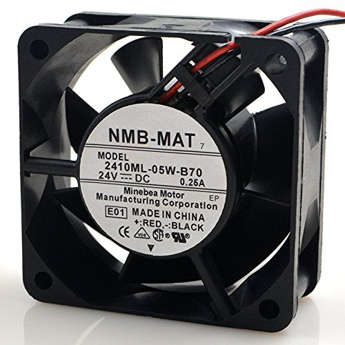 NMB 2410ML-05W-B70 6025 6CM 24V 0.25A 2wire Cooling Fan