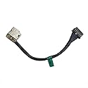 Zahara DC Power Jack Charging Port Plug Cable Connector for HP OMEN 15-EN 15-EK Series 15-ek0023dx 15-ek1013dx 15-ek0019nr 15-EN0013DX / Pavilion