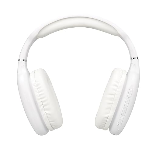 RCA Wireless Bluetooth Headphones with Active Noise Cancellation (White)