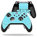 MightySkins Skin Compatible with Microsoft Xbox One Elite Wireless Controller case wrap Cover Sticker Skins Solid Baby Blue