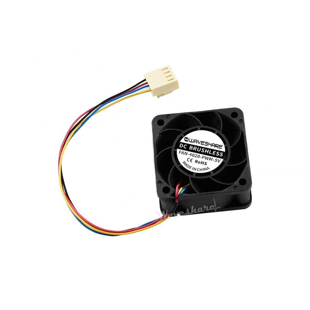 Jetson Nano Case (A) Acrylic Clear Case and Dedicated Cooling Fan PWM Adjustment Strong Cooling Air for Jetson Nano Developer Kit 4PIN Reverse-Proof