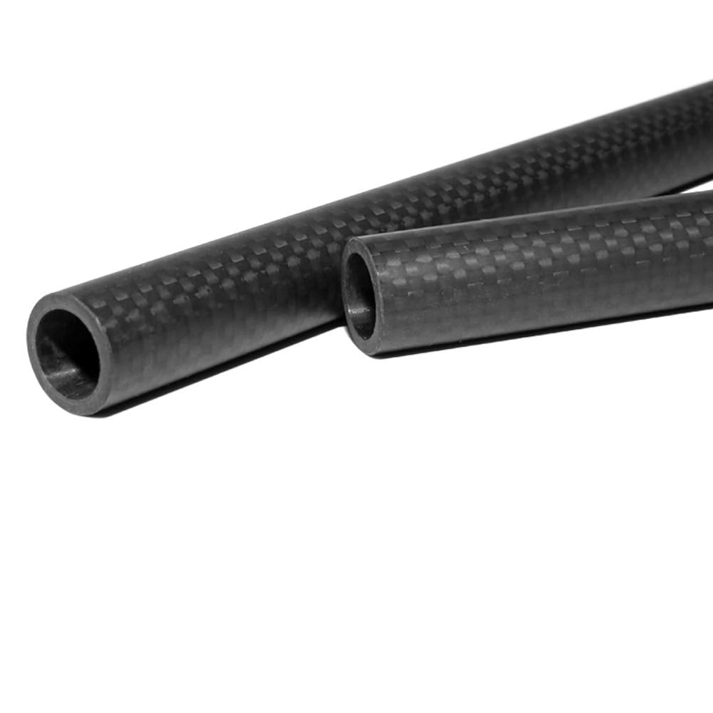 NICEYRIG Carbon Fiber 15mm Rod 12 Inch for Rod Rail Support System, DSLR Shoulder Rig, Pack of 2-011