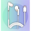 HamiltonBuhl ISD-USBC USB-C Earbuds - In-Line Mic & Play/Pause, Stereo In-Ear Design with Silicone Tips, 3'9" Tangle-Resistant Cord - Compatible…