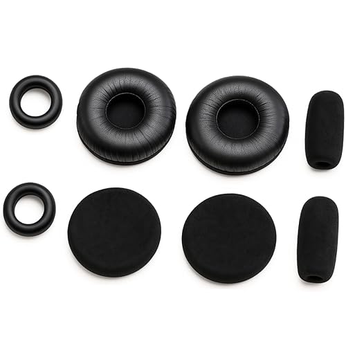 Ear Cushion Kit for Blue Parrott C400-XT Bluetooth Headset 204159 - Replacement Accessories - Ear Cushions, Microphone Foam Windscreens Covers by