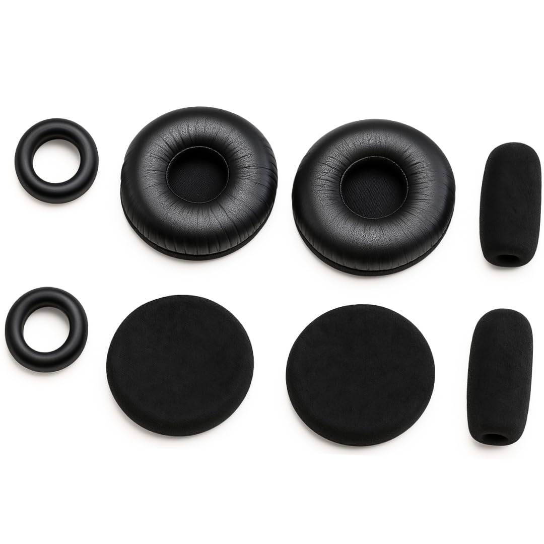 Ear Cushion Kit for Blue Parrott C400-XT Bluetooth Headset 204159 - Replacement Accessories - Ear Cushions, Microphone Foam Windscreens Covers by