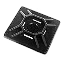 10 4-Way Cable Tie Mounts with Adhesive Back