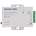 K80 12V 3A Power Supply Control for Video Door Phone System & Video Intercom Input AC 110-240V Support NO/NC Electric Door Lock and Exit Button Video