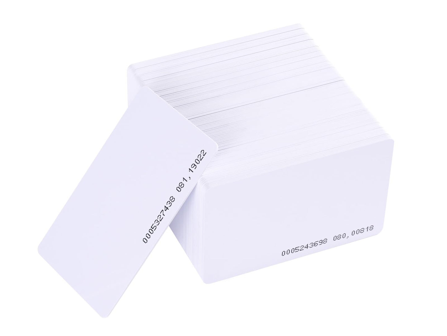 RFID ID Cards Proximity Smart Card for Door Access Control Contactless 125kHz 0.8mm Thick Read Only Pack of 100