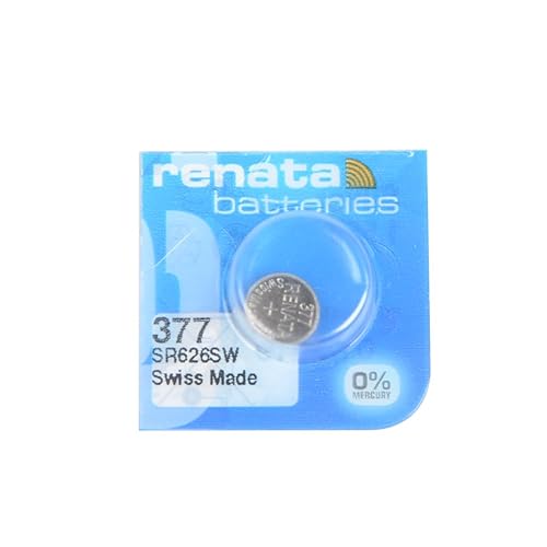 Renata 377 SR626SW Button Cell Watch Battery 1.55V Swiss Made