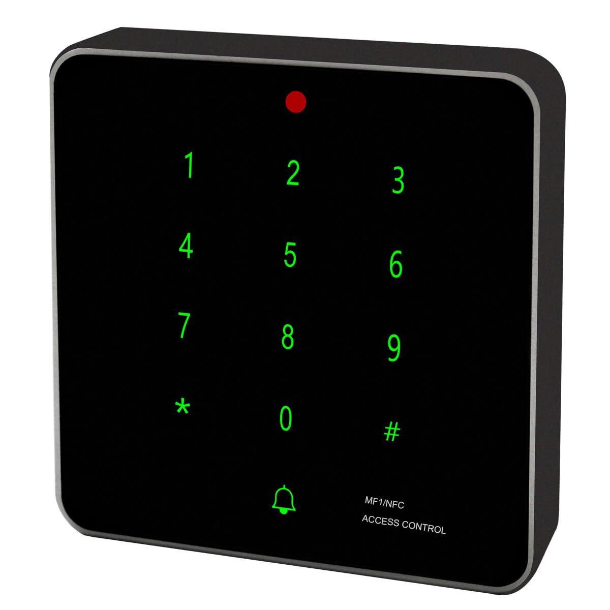 Electric Magnetic Lock Kit 600lb Electromagnetic Lock Waterproof RFID Keypad with Press to Exit Button Doorbell Chime Buzzer for Door Access System