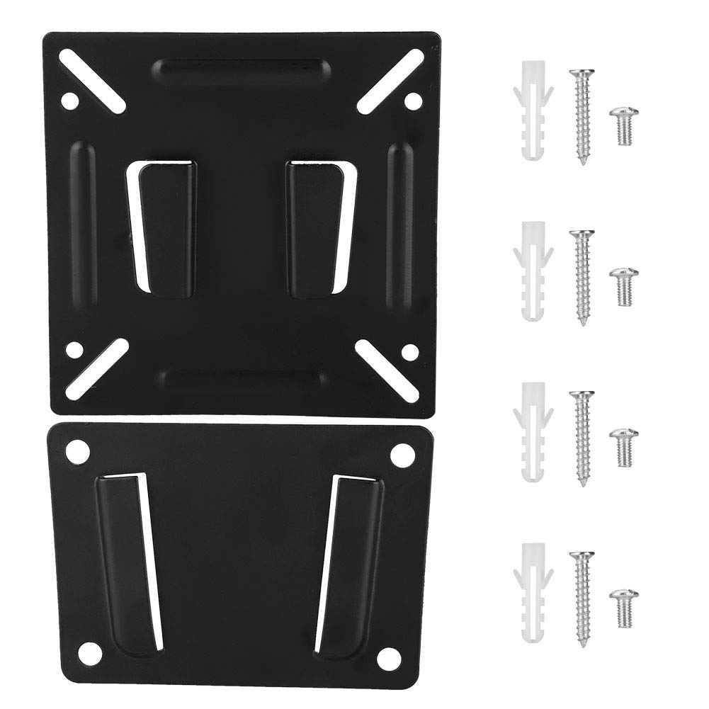 ASHATA TV Monitor Wall Mount RV TV Wall Bracket, Wall Mount Suitable for 14 32 TVs, Super Load Bearing, Low Slim Design, TV Wall Mount for,