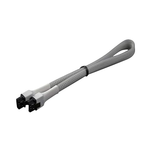Darkside 30cm (12") SATA 3.0 180° to 180° Data Cable with Latch - Titanium Gray 7P (DS-0823)