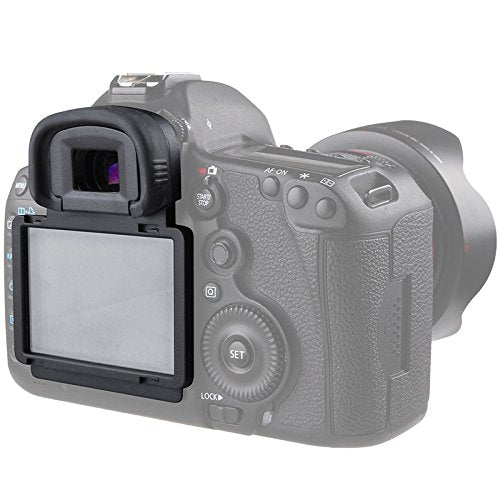 STSEETOP Screen Protector Compatible with Canon 5D Mark III IV with Clip-On Frame - Shatterproof Snap Installation, No Adhesive or Bubbles