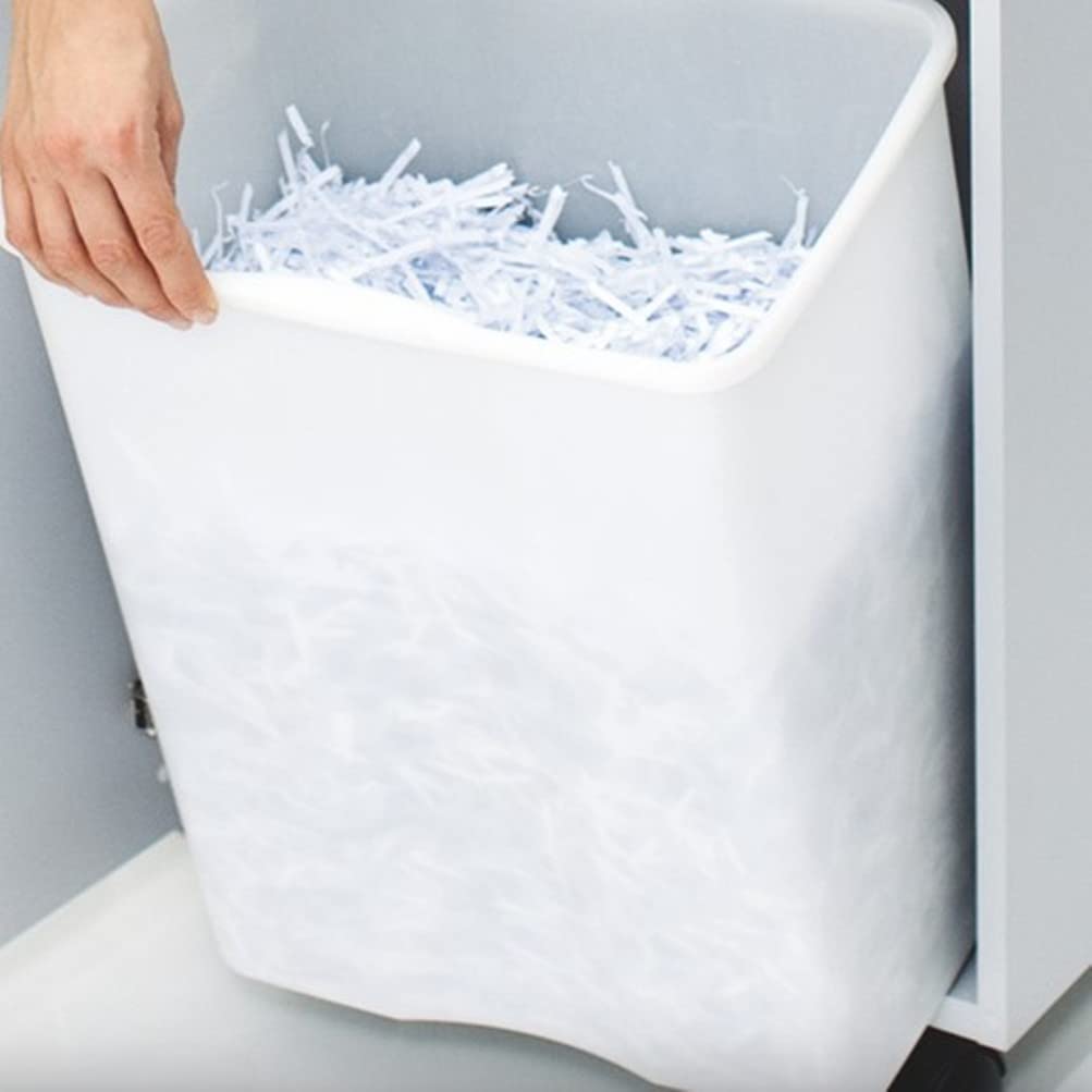 MBM DSH0064 Destroyit 2445 P-2 Strip-cut Deskside Paper Shredder, 3/16" (4mm) Strip Width, 27 ft./minShred Speed, 9 gal. Shred Volume, 12-14 Sheet