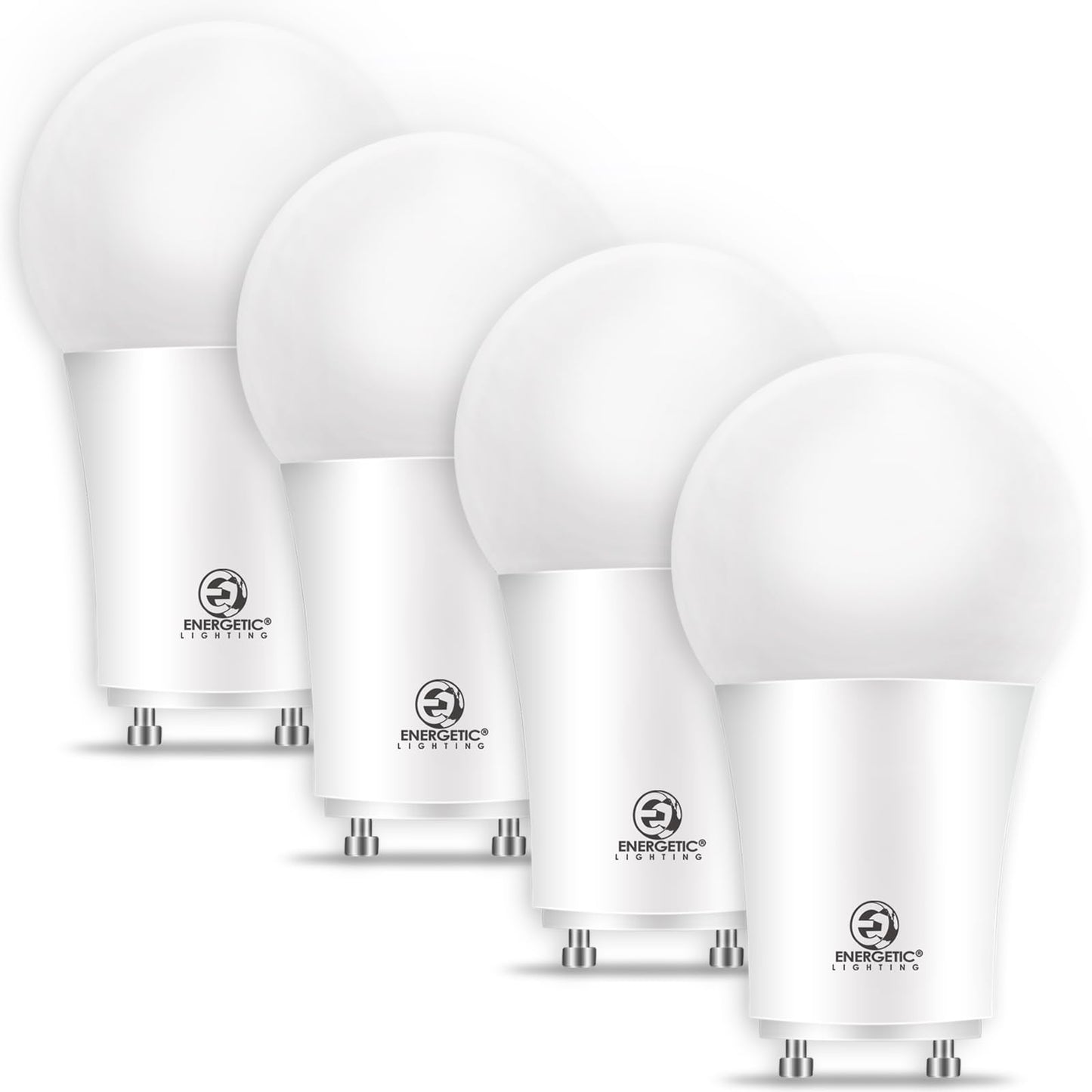 Energetic LED GU24 Base Light Bulb, 800 Lumens, A19 Shape, 60 Watt Equivalent (8.5W), 5000K Daylight, Non-Dimmable, Twist Lock Light Bulbs for Home
