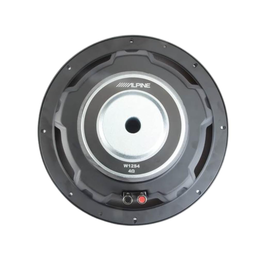 Alpine W12S4 12-inch Single 4 Ohm Subwoofer