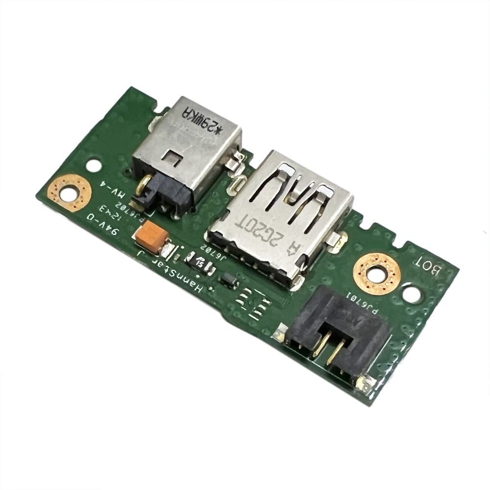 Zahara DC Power Jack USB in Board Replacement for ASUS X401A X501A Series 60-NLOIO1001-X01 32XJ1IB0010
