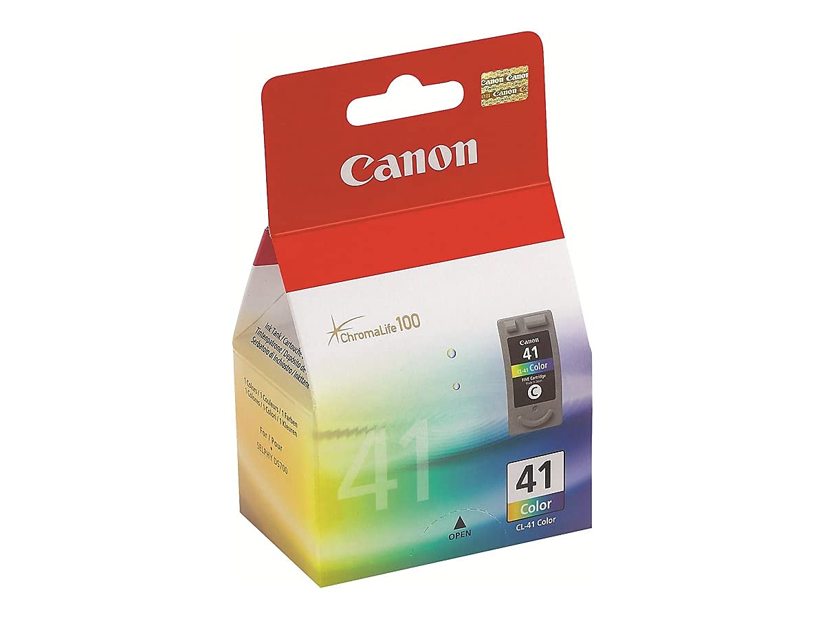 Canon CL41 Ink Cartridge, Tri-Color, in Retail Packaging