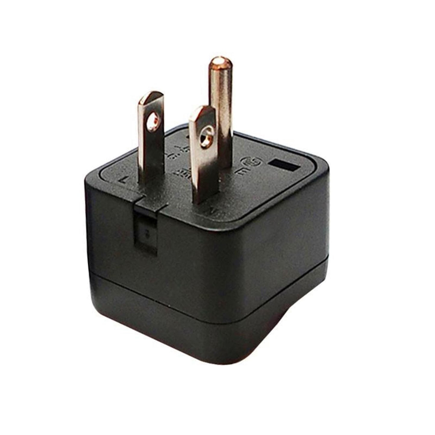 2-Pack ALINNA US Travel Plug Adapter, EU to US Plug Adapter, Universal EU UK AU CN JP to USA (Type B), Grounded 3 Prong USA Wall Plug Adaptor Outlet…