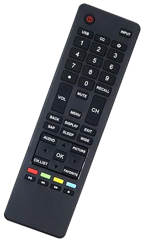 Universal Remote Control HTR-A18M Replacement for HAIER LCD LED TVs 32D3000 LE32M600M20 LE24M600M80 LE24F33800 LE39F32800 LE39M600M80 40D3500M 48D3500