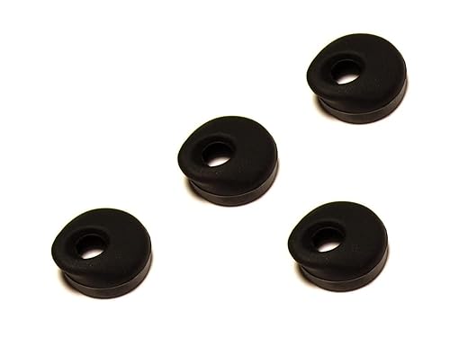 4pcs Black Small Size Earbuds Compatible with Motorola HK210 HK202 HK201 HK200 HK100 Wireless Headset HK-210 HK-202 HK-201 HK-200 HK-100 Ear Gel Bud…