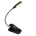 VAVOFO Rechargeable Reading Light, 7 LEDs with 9 Color Temperature 9 Brightness Levels Clip On Book Light for Reading in Bed with Power Indicator