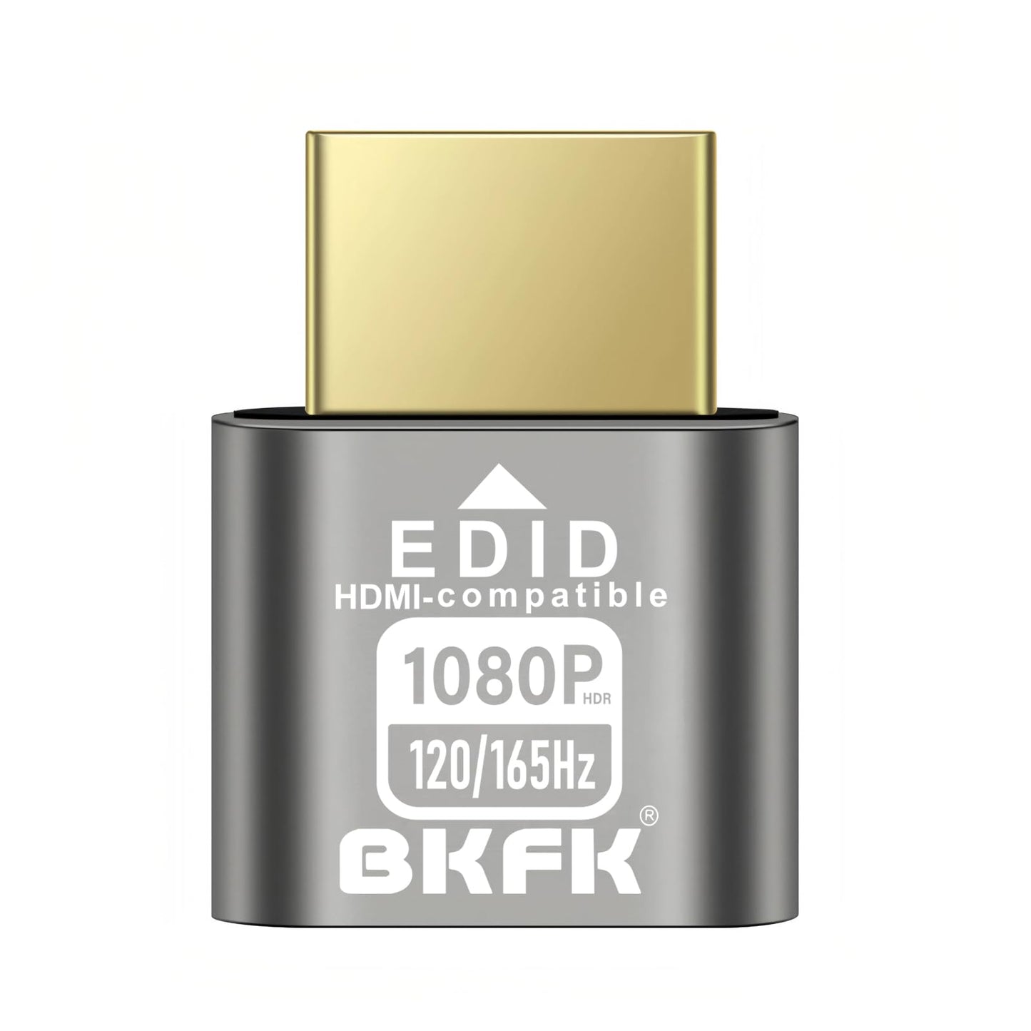 BKFK HDMI Dummy Plug 4K HDR,Virtual Monitor EDID Emulator, Headless Display Adapter,Headless hdmi Adapter Dummy?Supports up to 4k@60Hz,1080@120Hz
