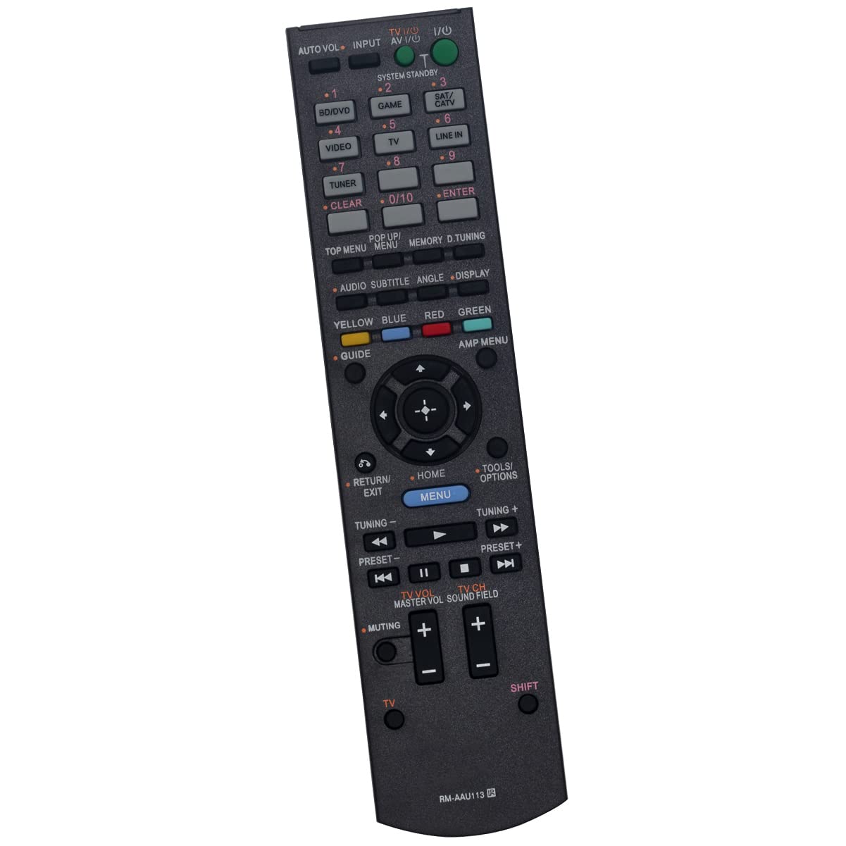 New RM-AAU113 Replace Remote Applicable for Sony Home Theater HT-CT550W HT-CT550 HTCT550W HTCT550 HT CT550W HT CT550 HT-SS380 HTSS380
