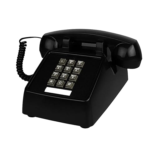 Benotek Landline Phone for Home Retro Amplified Single Line Corded Desk Telephone with Extra Loud Ringer Land Line House Phone Old Fashion Telephones