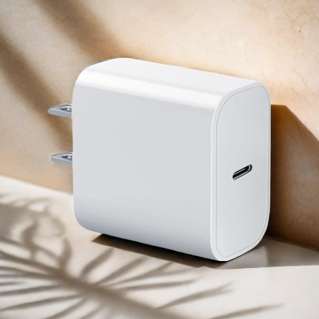 Fast USB-C Charger Block 20W for iPhone 17/16/15 Charger, Apple Watch/iWatch Series Ultra/11/10/9/8/7/6/SE/SE2/SE 3, Type-C PD Fast Charging USBC