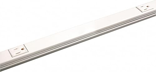 Prewired Raceway, 5 Outlets, 15 Amps