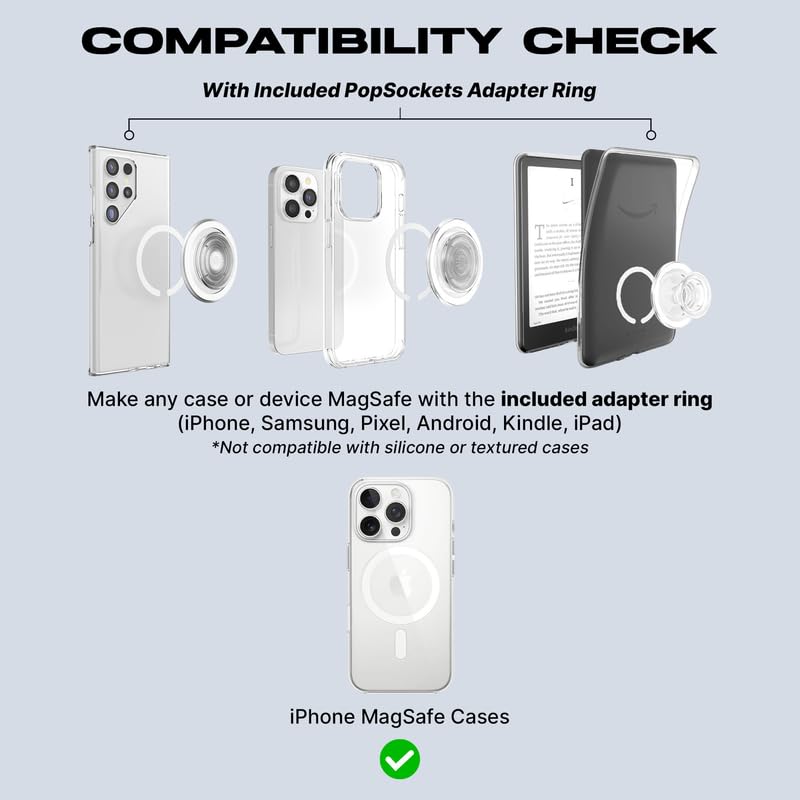 PopSockets Phone Grip for MagSafe, Magnetic Holder, Phone Stand, Fun - Jokes on You