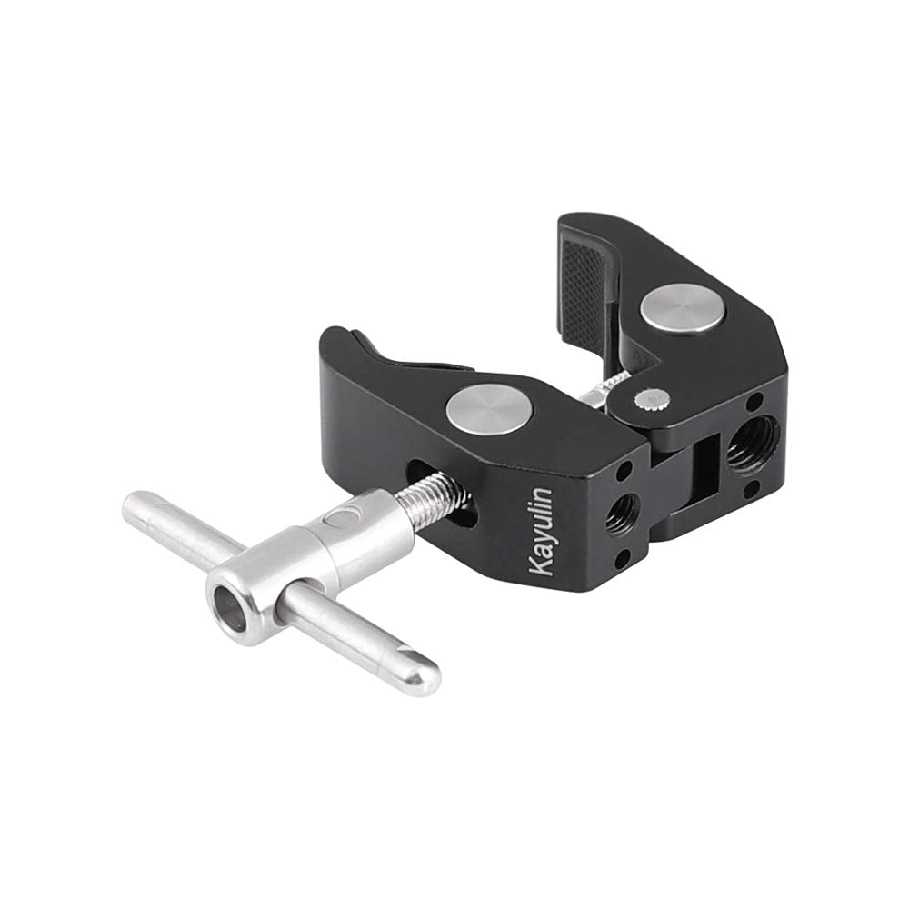 Kayulin Super Crab Clamp with Locating pin for DSLR Camera Studio
