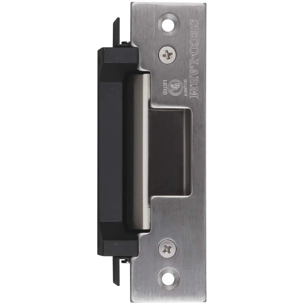 Seco-Larm SD-995C24 Electric Door Strike for Metal Doors, 24VDC, Shallow Design, Non-Polarized Connection, Reversible Non-Handed Design, Up to 250000