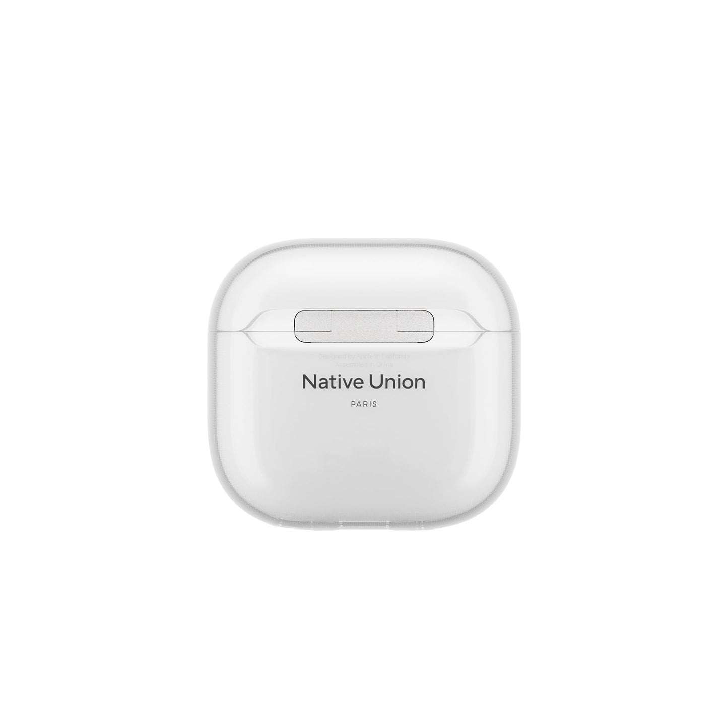 Native Union (Re) Clear Case for AirPods 4 - 100% Recycled - Supports Wireless Charging - Compatible with AirPods 4