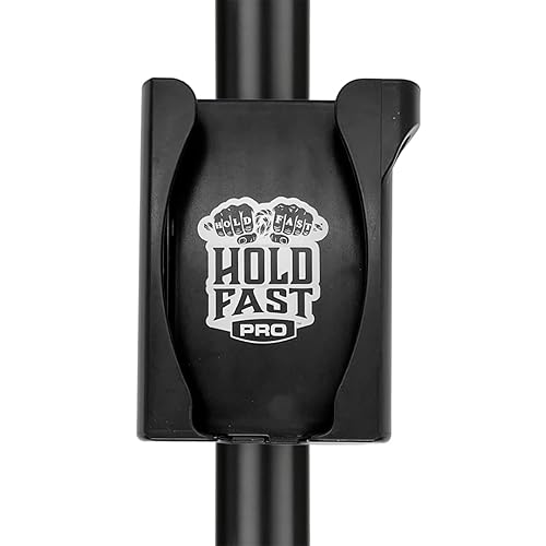 Hold Fast Pro Golf Cart Phone Holder - Universal Phone Caddy for Golf Carts & Boats - Secure Mount for Square Struts & Round Poles - Fits Large Phones