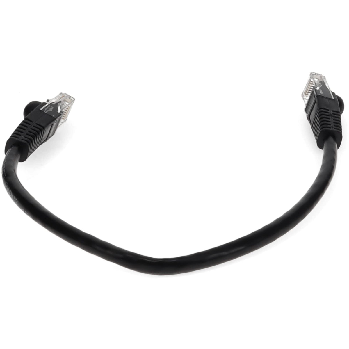 AddOn 3ft RJ-45 (Male) to RJ-45 (Male) Straight Black Cat6 UTP PVC Copper Patch Cable