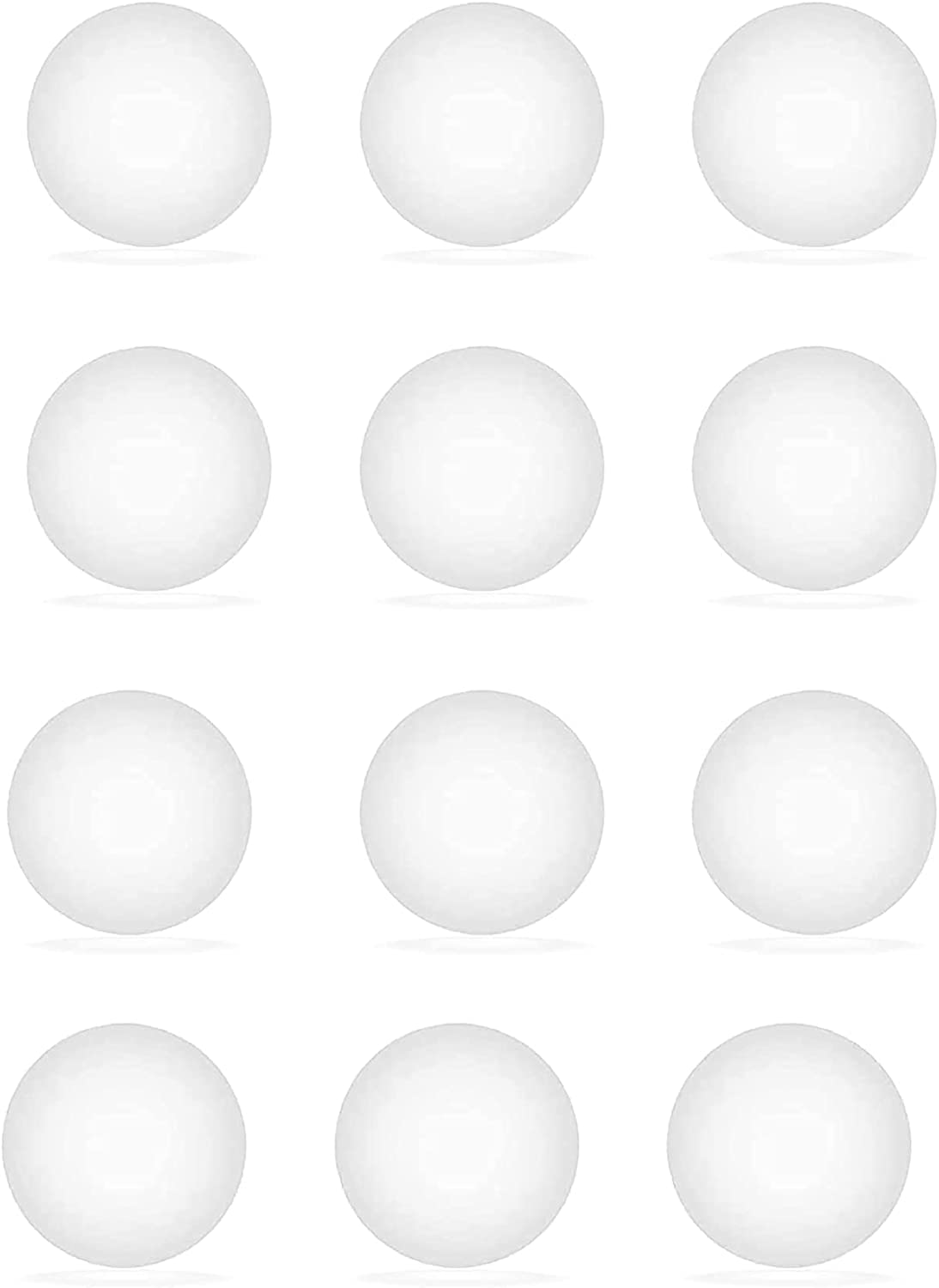 LeFix Pack of 12 Rubber Silicone Feet Dot(Diameter:0.575inch) with Adhesive,Compatible with DELL,Asus,Lenovo,HP Laptop,Computer Case,Keyboard