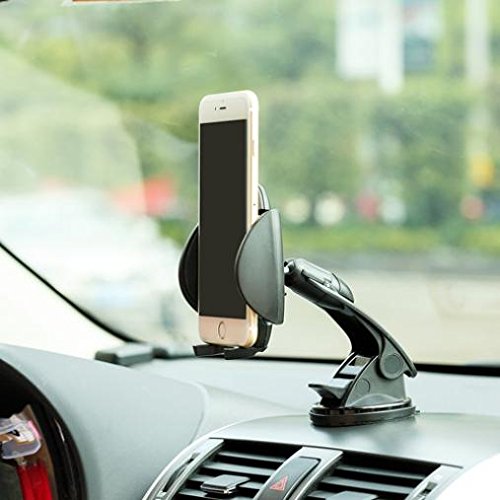 Car Mount Dash Windshield Holder for Stylo 5 Phone, Cradle Swivel Dock Suction Stand Compatible with LG Stylo 5