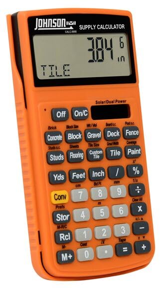 Johnson Level & Tools CALC-0000 Supply Calculator