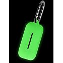 Geiomoo Soft Flexible Silicone Case for Sony WF-C510, Scratch Resistant Protective Cover with Carabiner (Luminous Green)