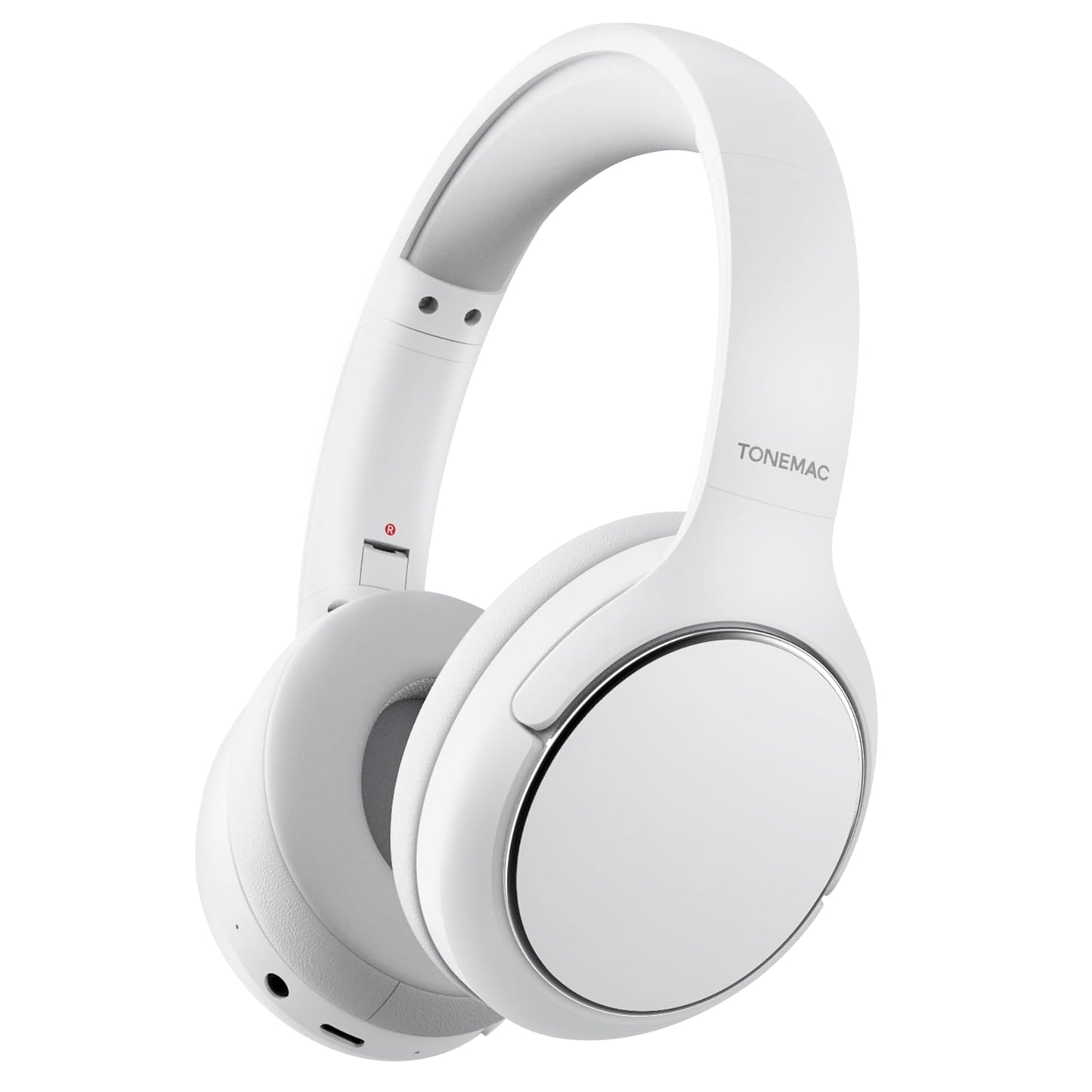 TONEMAC H2 Wireless Headphones,Over Ear Bluetooth Headphones,50H Playtime,Wireless Headset with Mic,Foldable Lightweight Bluetooth Headset with Deep…