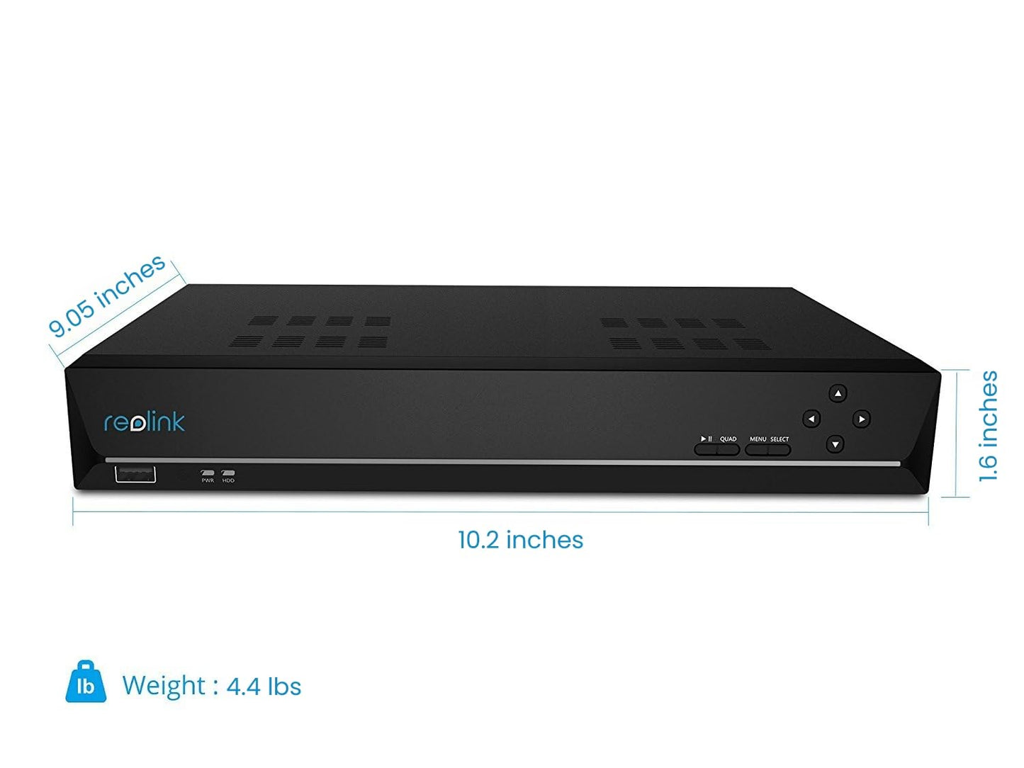 REOLINK 8CH Network Video Recorder for Home Security Camera System, Only Work with 16MP/12MP/4K/8MP/5MP/4MP REOLINK PoE IP Camera, 24/7 Recording