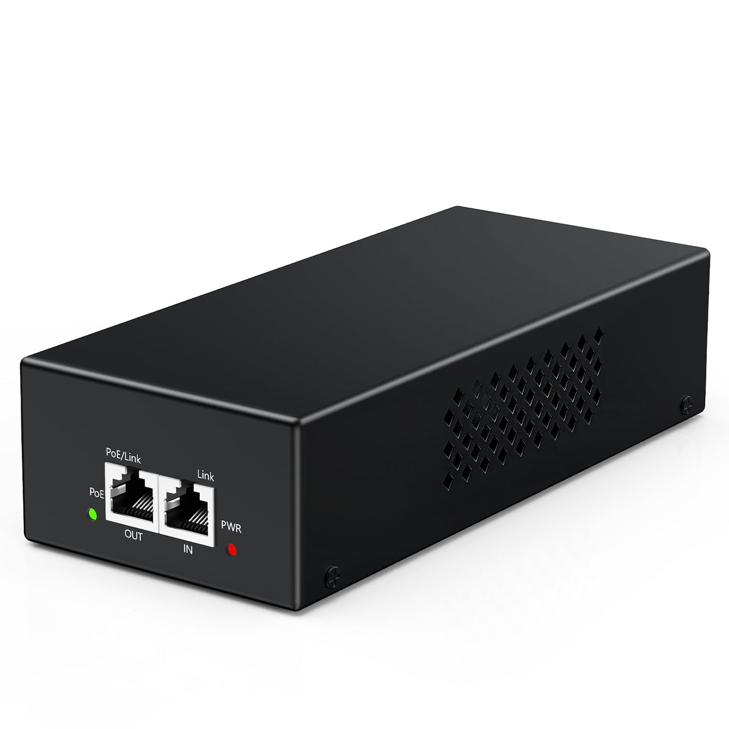 YuanLey Gigabit PoE Injector 90W, 10/100/1000Mbps PoE++ Injector Adapter, IEEE 802.3bt/at/af, Up to 325 Feet, Metal Case Desktop/Wall-Mount, Plug