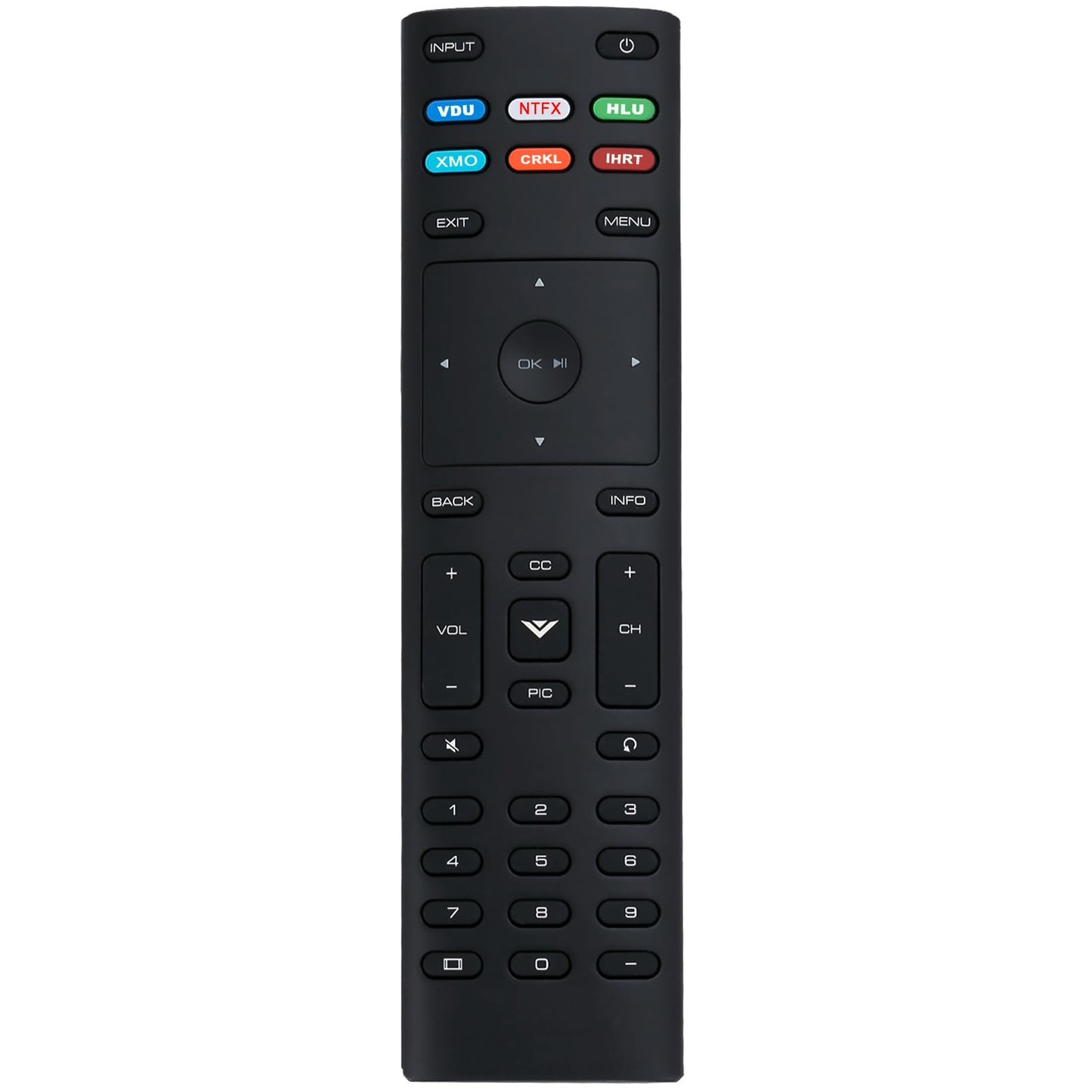 XRT136 Remote Control Replace fit for VIZIO TV D24F-F1 D32FF1 D43F-F1 E55U-D0 E55UD2 E55-D0 E55E1 M65-D0 M65E0 P65-E1 P75C1 P75E1 M70-E3 M75E1 E43-E2