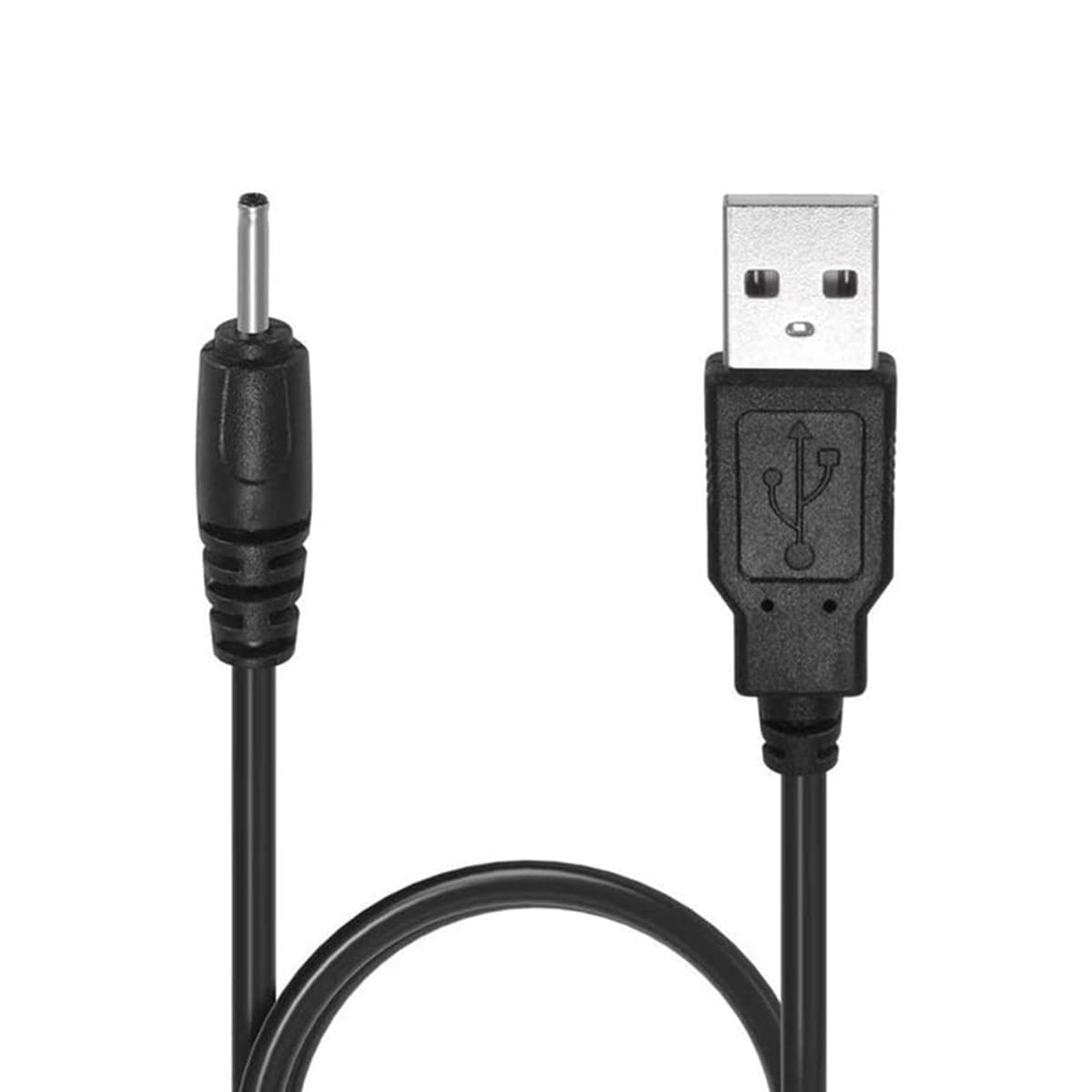 RUITEXUN USB to DC 2.0mm Cable 1m/3.3ft, USB Type A Male to DC 2.0mm x 0.6mm 5V DC Barrel Jack Power Adapter Connector Charging Cable