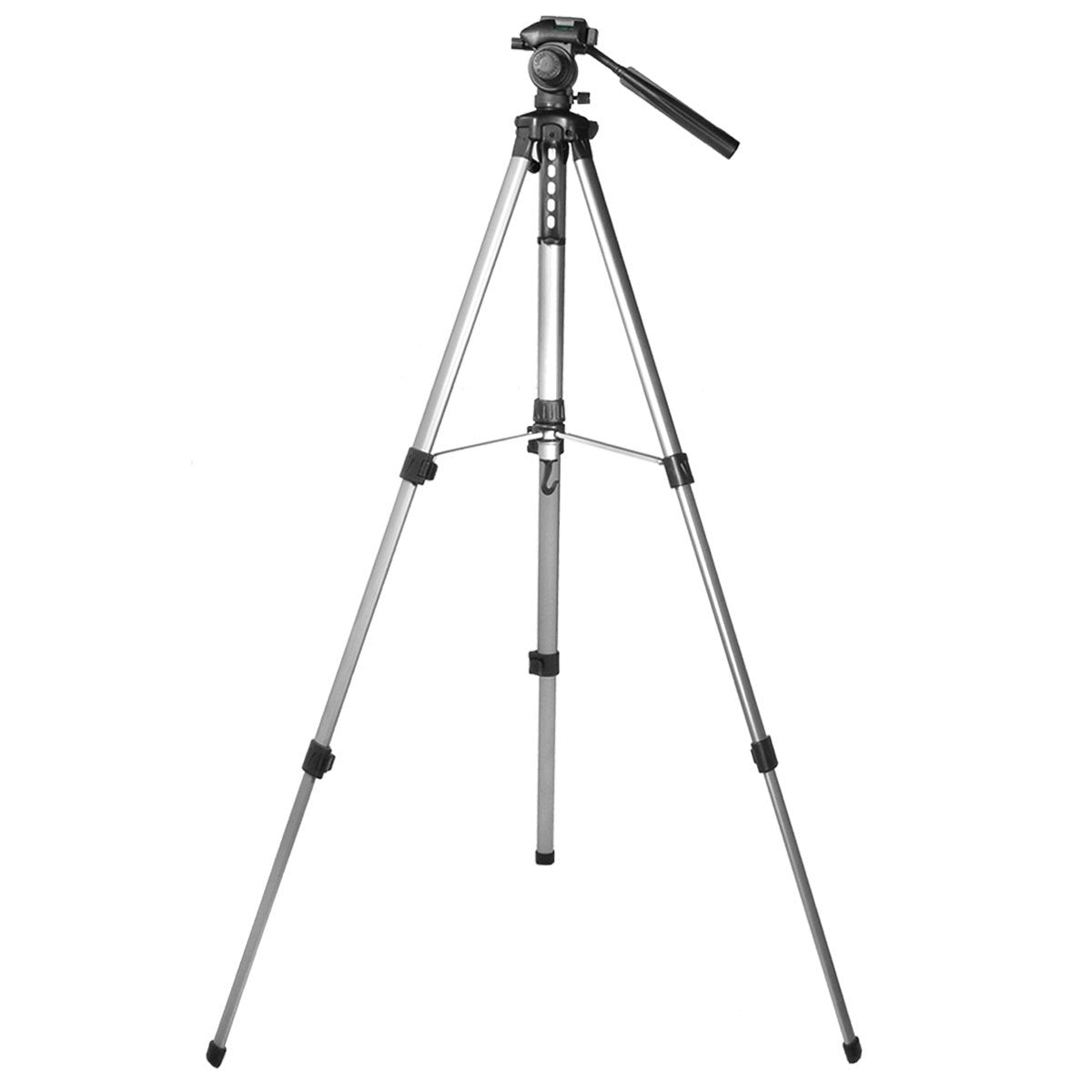 BARSKA Deluxe Tripod Extendable to 63.4" w/ Carrying Case , Gray/Black
